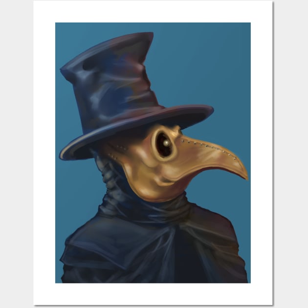 Noble Plague Doctor Wall Art by arstgratiaorion